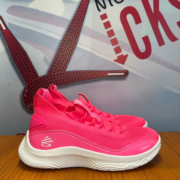 Under Armour Curry 8 Team Pink Basketball Shoes Men’s Size 14 NEW